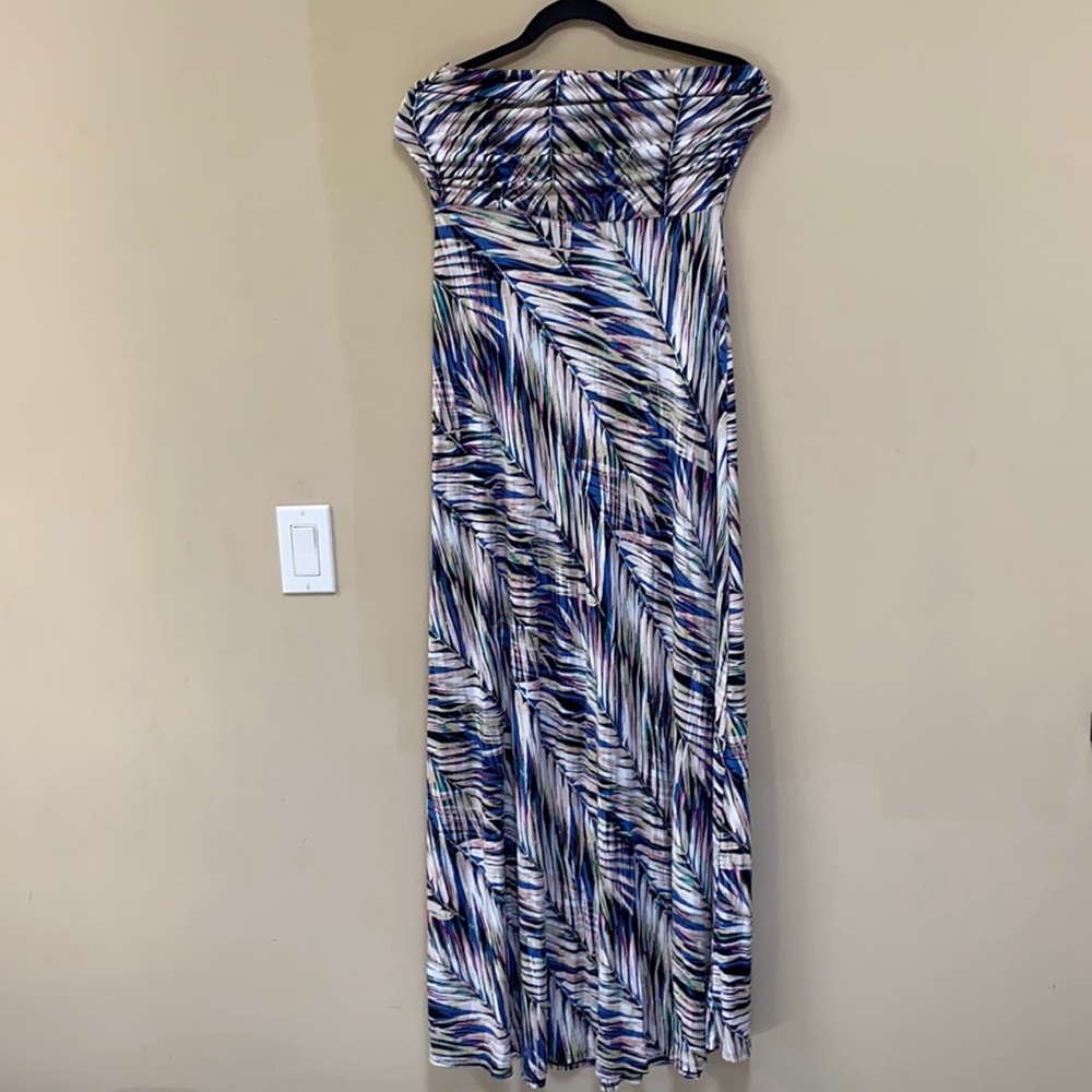 Strapless maxi dress